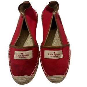 Kate Spade Espadrilles Red size 6